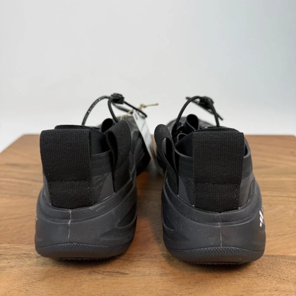 New Womens Stella McCartney x Adidas Sportswear Low Triple Black Sneakers Size 6